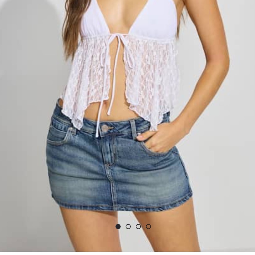 Garage Blue Denim Skirt / Shorts